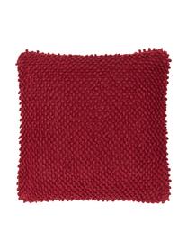 Housse de coussin 45x45 pourpre Indi, 100 % coton, Pourpre, larg. 45 x long. 45cm