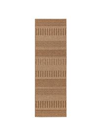 Tapis extérieur en jute Naoto, 100 % polypropylène, Brun, larg. 80 x long. 240 cm