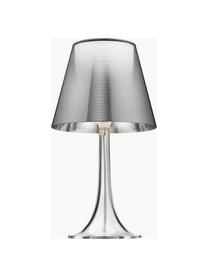 Lampa stołowa z funkcją przyciemniania Miss K, Tworzywo sztuczne, Odcienie srebrnego, transparentny, S 24 x W 43 cm