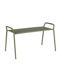 Banc de jardin métal vert Dalya, Acier, revêtement par poudre, Vert, larg. 88 x haut. 51 cm