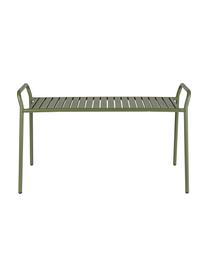 Panchina da giardino in metall verde Dalya, Acciaio verniciato a polvere, Verde, Larg. 88 x Alt. 51 cm