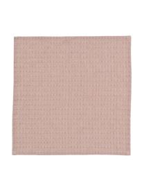 Serviettes de table en coton Napel, 4 pièces, Brun