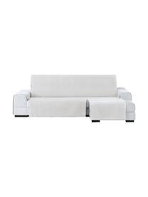 Narzuta na sofę narożną Levante, 65% bawełna, 35% poliester, Odcienie kremowego, S 150 x D 290 cm, prawostronna