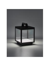 Zewnętrzna mobilna lampa stołowa LED Kerala, Szary, S 18 x W 27 cm