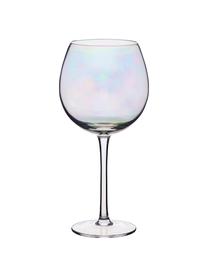 Verre à vin effet nacre Iridescent , 2 pièces, Verre, Transparent, Ø 9 x haut. 22 cm