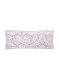 Fundas de almohada de algodón ecológico tejido renforcé Manon, Lila, An 45 x L 110 cm