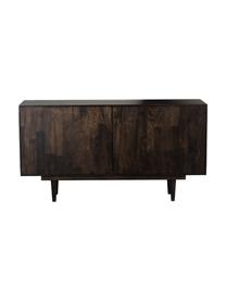 Sideboard Kent aus massivem Mangoholz mit Schubladen, Korpus: Mangoholz, massiv, Griffe: Metall, Mangoholz, lackiert<br>Griffe: Metall, 160 x 86 cm