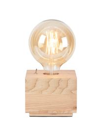 Lampe ampoule nue à poser en bois de frêne Kobe Square, Frêne