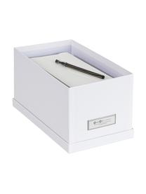 Úložné boxy Silvia, 2 ks, Bílá, Š 17 cm, V 15 cm