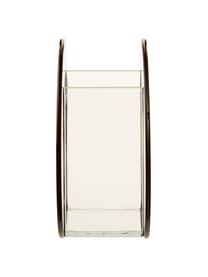 Vaso Transparence, Vetro, Rosso, Larg. 17 x Alt. 17 cm