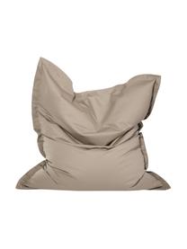 Großer Sitzsack Meadow, Bezug: Polyester, polyurethanbes, Greige, B 130 x H 160 cm