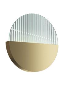 Aplique LED Jupiter, Estructura: metal recubierto, Dorado, Ø 30 x F 3 cm