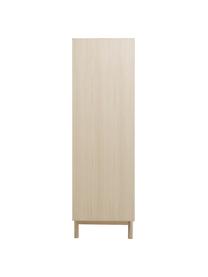 Šatníková skriňa Cassy, Svetlé drevo, biela, Š 148 x V 195 cm
