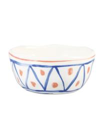 Schalenset Lemon Moroccan, 4-delig, Keramiek, Wit, blauw,, oranje, geel, Ø 11 cm