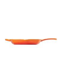 Sartén skillet cuadrada grill de hierro fundido Signature Collection, Hierro esmaltado, Naranja, rojo, An 44 x Al 5 cm