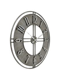 Orologio da parete Hudson, Metallo rivestito, Grigio con finitura antica, Ø 60 cm