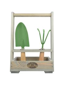 Set attrezzi Ricco 3 pz, Legno, metallo, Verde, grigio, Larg. 27 x Alt. 36 cm