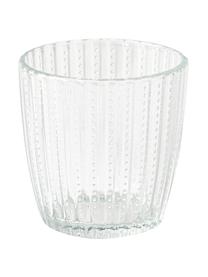 Photophores en verre Marilu, 4 élém., Verre, Transparent, Ø 8 x haut. 8 cm