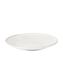 Geschirr-Set White Organic, 4 Personen (12er-Set), Steingut, Weiß, Set mit verschiedenen Größen