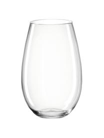 Handgefertigte Glasvase Casolare, Glas, Transparent, Ø 22 x H 35 cm