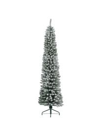 Albero di Natale artificiale Pencil, alt. 210 cm, Plastica (PVC), Verde, bianco, Ø 60 x Alt. 210 cm