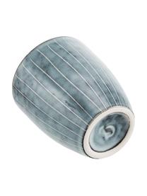 Tazza senza manico fatta a mano Nordic Sea 6 pz, Gres, Grigio-blu, Ø 7 x Alt. 8 cm, 100 ml