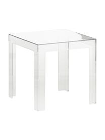 Průhledný odkládací stolek Jolly, Polykarbonát, Transparentní, Š 40 cm, V 40 cm