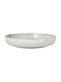 Handgemaakte schalen Nordic Sand, Ø 22 cm, 4 stuks, Keramiek, Lichtgrijs, Ø 22 x H 5 cm
