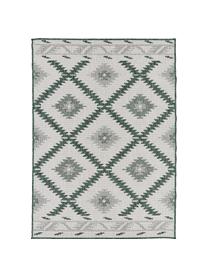 Dwustronny dywan wewnętrzny/zewnętrzny Malibu, Zielony, kremowy, S 200 x D 290 cm (Rozmiar L)
