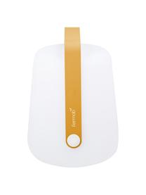 Lampada portatile a LED da esterno Balad, Paralume: polietilene altamente tra, Manico: alluminio verniciato, Giallo, Ø 19 x Alt. 25 cm