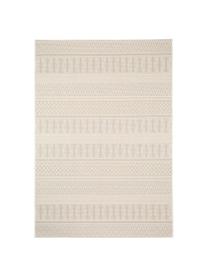 Vnitřní a venkovní koberec s jemným ethno vzorem Naoto, Krémová, světle béžová