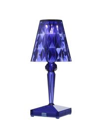 Lámpara de mesa LED de diseño Battery, portátil, Plástico, Azul real, Ø 12 x Al 26 cm