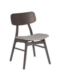 Dřevěná židle Selia, 2 ks, Odstíny šedé