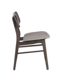 Chaises en bois Selia, 2 pièces, Tons gris