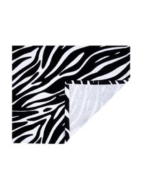 Toalla de playa Zebra, Negro, blanco, An 90 x L 160 cm