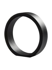 Pieza decorativa Ring, Aluminio recubierto, Negro, An 14 x Al 14 cm