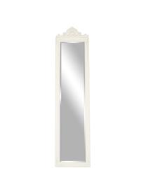 Miroir sur pied avec cadre en bois Lambeth, Blanc