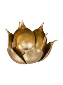 Portacandela di design Conla, Metallo rivestito, Dorato, Ø 20 x Alt. 11 cm