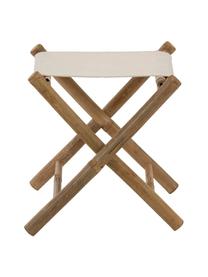 Tabouret de jardin pliable en bambou Bindi, Bambou, couleur crème, larg. 40 x prof. 40 cm