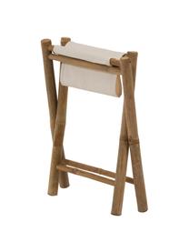 Tabouret de jardin pliable en bambou Bindi, Bambou, couleur crème, larg. 40 x prof. 40 cm