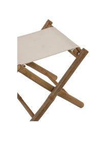 Tabouret de jardin pliable en bambou Bindi, Bambou, couleur crème, larg. 40 x prof. 40 cm