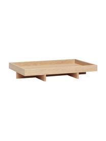 Handgefertigtes Deko-Tablett Elevate, L 46 x B 34 cm, Eichenholz, FSC-zertifiziert, Helles Holz, L 46 x B 34 cm