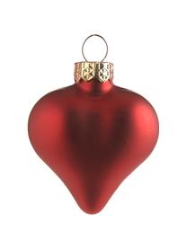 Kerstboomhangersset Santa van glas, 16 stuks, Meerkleurig, Set met verschillende formaten