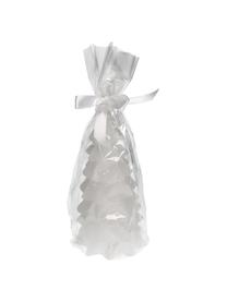 Velas decorativas Tree, 2 uds., Cera, Blanco, Ø 7 x Al 13 cm