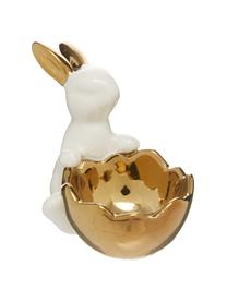 Súprava stojanov na vajíčka Bunny, 2 diely, Porcelán, Biela, odtiene zlatej, Súprava s rôznymi veľkosťami