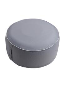 Aufblasbarer Pouf Maxime, Bezug: Polyester, UV-beständig, Dunkelgrau, Ø 55 x H 25 cm