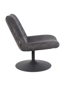 Sillón Bubba, Tapizado: 90% poliéster, 10% nylon , Gris oscuro, An 67 x F 81 cm