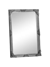 Miroir mural style baroque rectangulaire argent Fiennes, Couleur argentée, larg. 70 x haut. 103 cm