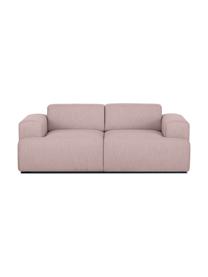 Sofa Melva (2-osobowa), Tapicerka: poliester Dzięki tkaninie, Nogi: drewno sosnowe Nogi znajd, Blady różowy, S 200 x G 101 cm