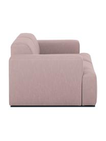 Sofa Melva (2-Sitzer) in Rosa, Bezug: Polyester Der hochwertige, Gestell: Massives Kiefernholz, Spa, Webstoff Rosa, B 200 x T 101 cm